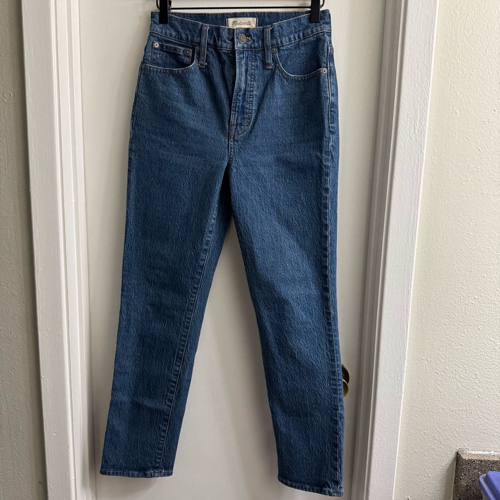 Madewell The Perfect Vintage Jean in a Classic Blue/Vintage Wash